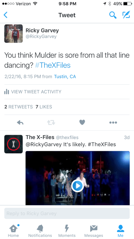 The X-Files Twitter Account